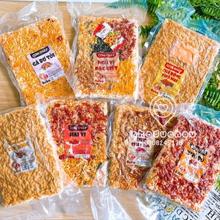 HOT- 1 gói bánh snack cơm cháy khô gà/ bò/ heo cháy tỏi/ phomai gói lớn 500gam cực giòn đậm vị