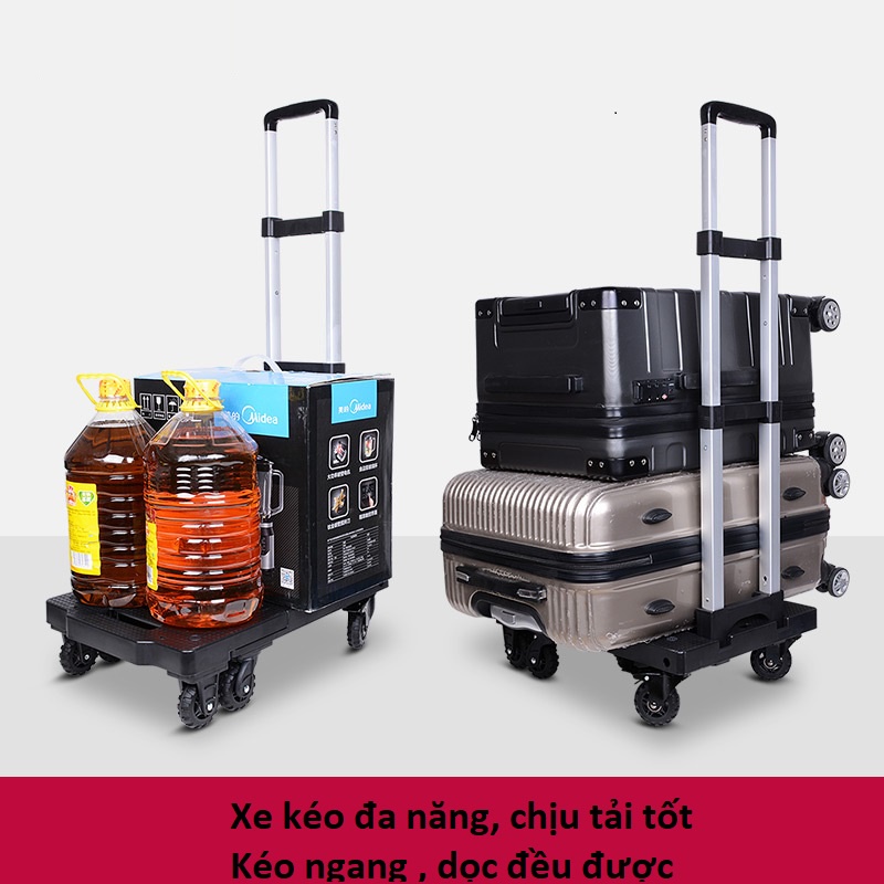 Xe kéo hàng P-12F, xe đẩy hàng chịu tải 200kg