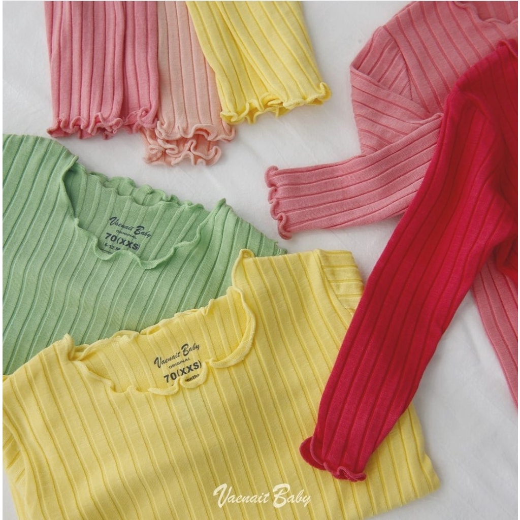 Bộ thun dài co giãn xuất Hàn cho bé gái BVB002