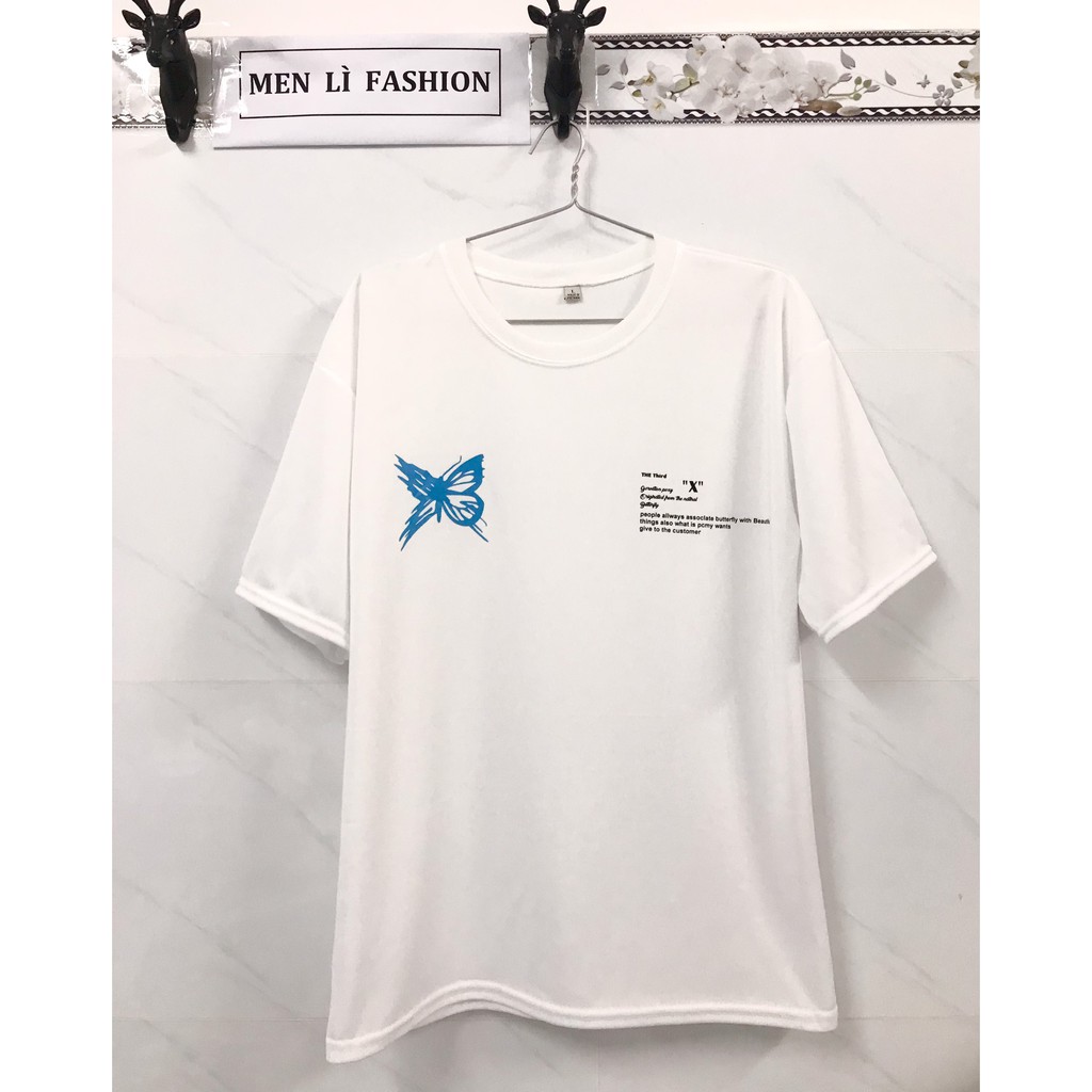 Áo Thun Unisex Nam Nữ Form Rộng Tay Lỡ BƯỚM THE THIRD