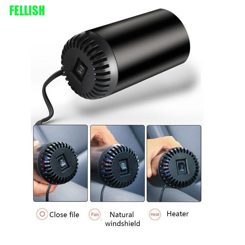Quạt Sưởi Ấm 12v 436v Di Động Tiện Dụng Cho Xe Hơi