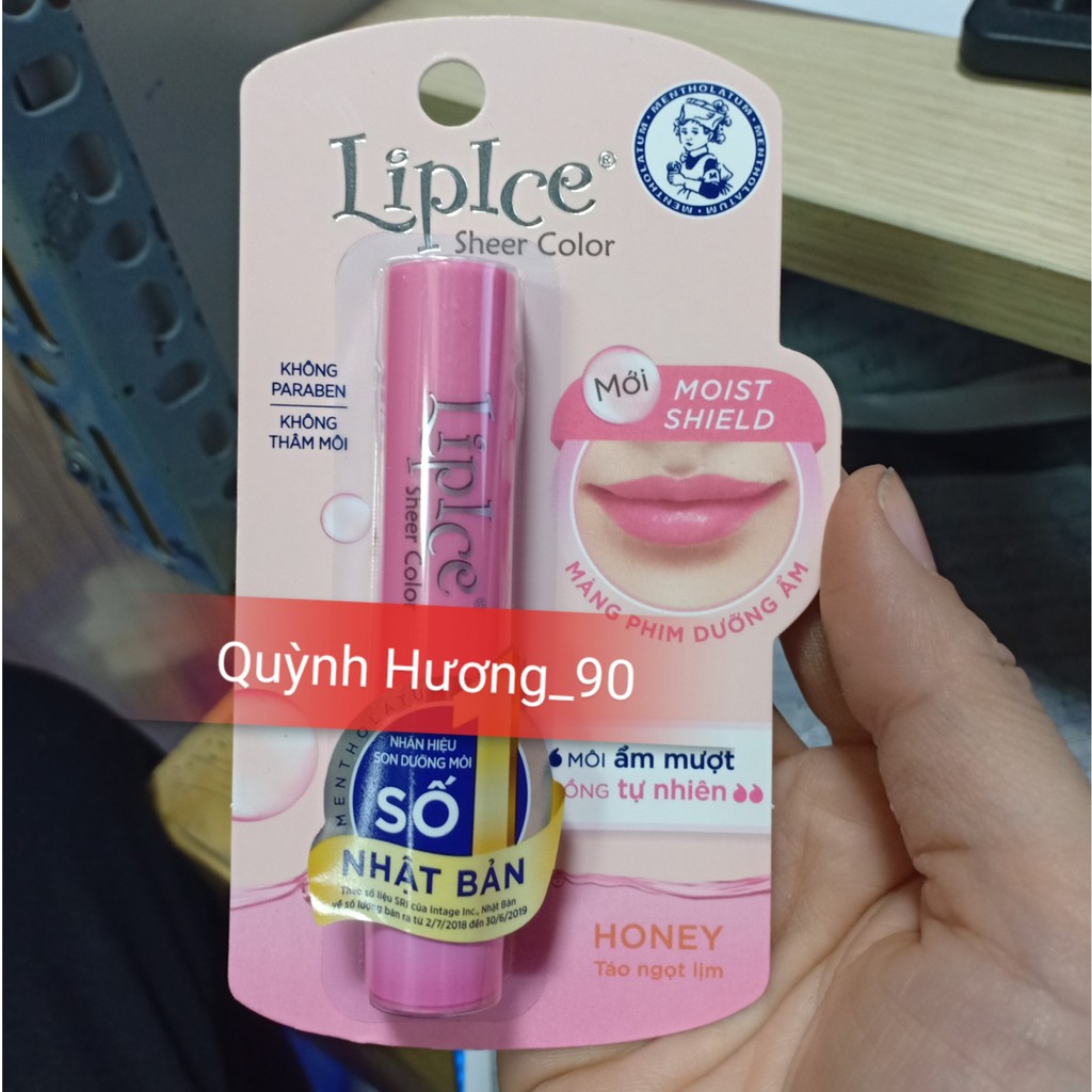 Son dưỡng LIPICE Sheer color hương táo ngọt lịm cho môi hồng xinh xắn