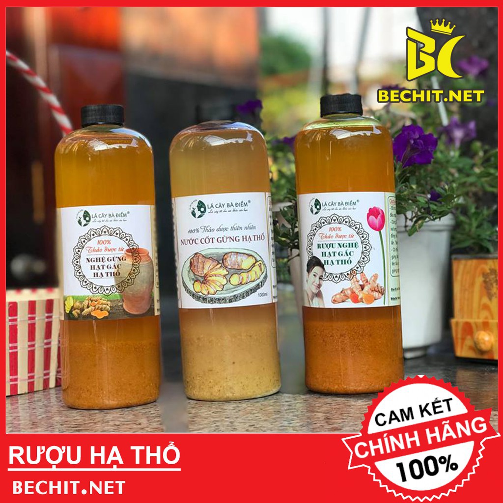 Cốt Gừng Nghệ Gấc Hạ Thổ Nước Cốt 1 - Rượu Hạ Thổ 100 Ngày Săn Chắc Bụng Mờ Thâm Rạn - Giảm Đau Nhức [HANMADE]