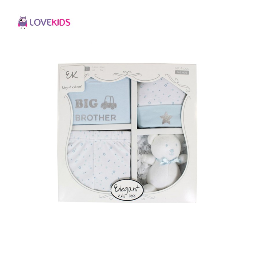 Set quà tặng sơ sinh cao cấp 4 chi tiết - Lovekids