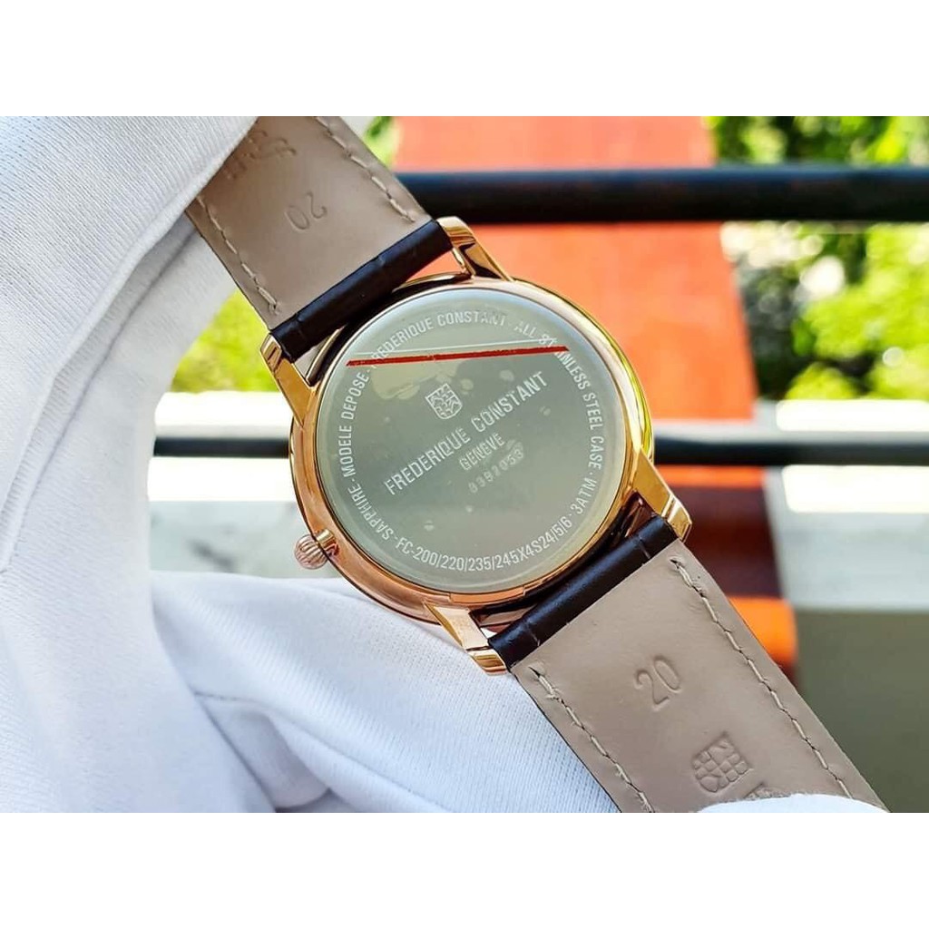 Đông hồ nam Frederique Constant FC-235M4S4 Rosegold