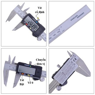 Thước cặp điện tử Stainless 150mm/0.01mm