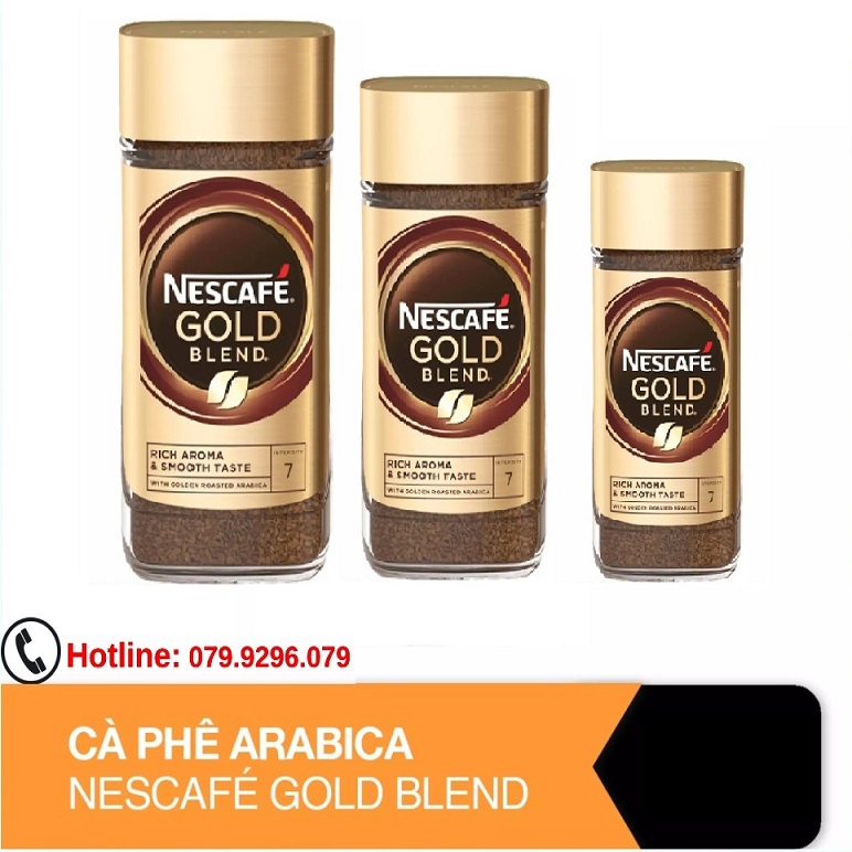 [SenXanh Emart] Cà phê Arabica nguyên chất hòa tan Nescafé Gold Blend - Nhập khẩu từ Anh