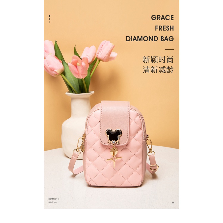 Mobile Túi Đeo Chéo Đựng Điện Thoại Thiết Kế Đơn Giản Thời Trang Cao Cấp