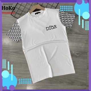  Áo Thun Trơn Nam  Áo Thun Dior Nam Phối Tay   Giá Gốc Tận Xưởng   HOKO 