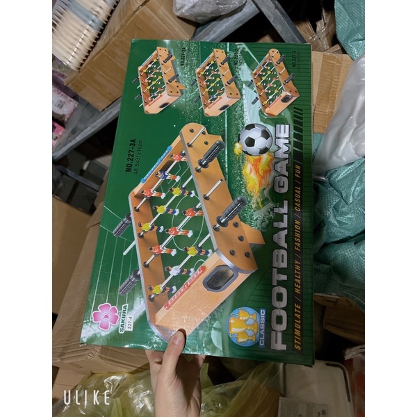 BỘ ĐỒ CHƠI BÀN ĐÁ BANH BI LẮC GỖ TO CHO BÉ CHƠI TẠI NHÀ CỰC THÍCH