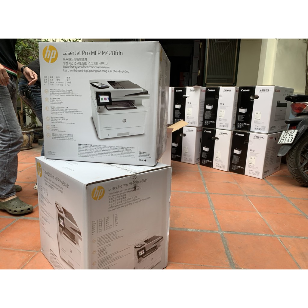 Máy in đa chức năng HP LaserJet Pro MFP M428FDW in đảo mặt Wifi Fax máy mới chính hãng bảo hành 12 tháng