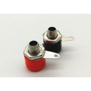Jack bắp chuối cái 4mm - 1 cặp đỏ đen - 1F11