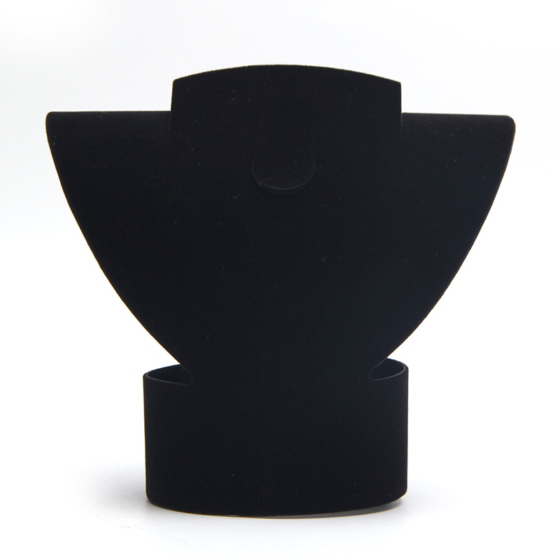 Giá Đỡ Trưng Bày Trang Sức Bằng Nhung Trắng Đen