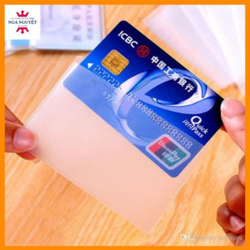 5 Túi đựng CCCD, Card Visit, Atm, Cmnd Trong Suốt (5túi)