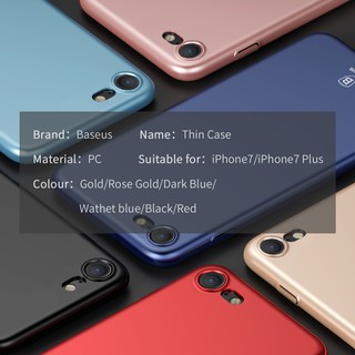 Ốp lưng iphone 7 & 7plus siêu mỏng Ultra Slim Thin Series hãng Baseus
