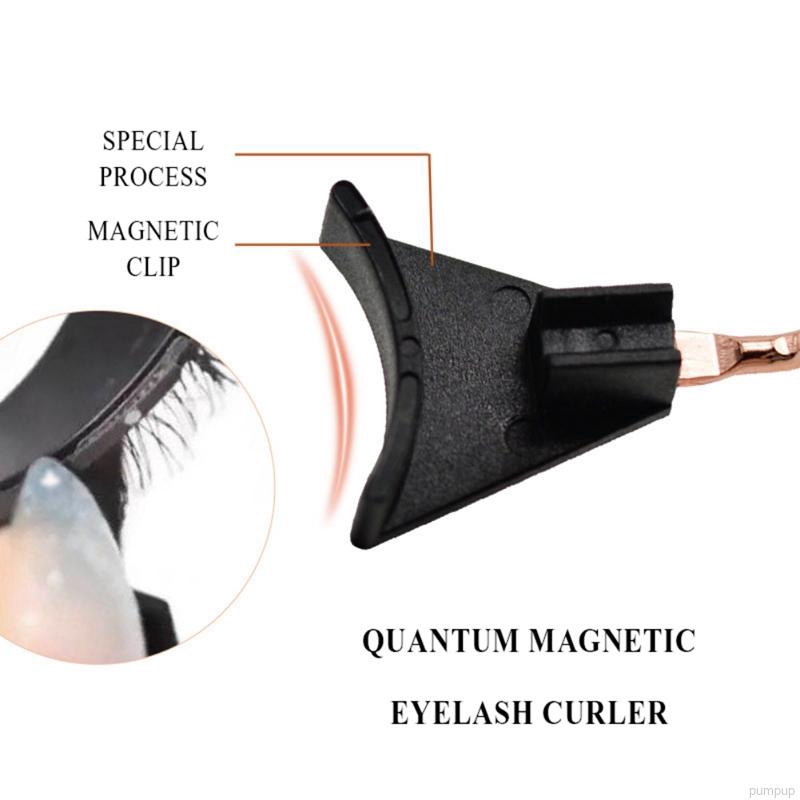 [Hàng mới về] Kẹp bấm lông mi từ tính 8D màu vàng bạc chuyên dụng tiện lợi