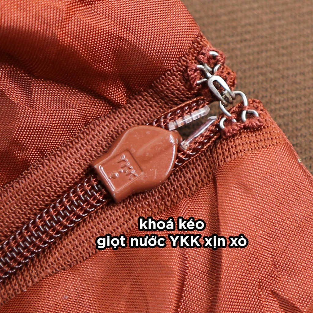 Đầm hoa thêu cổ vuông màu cam gạch