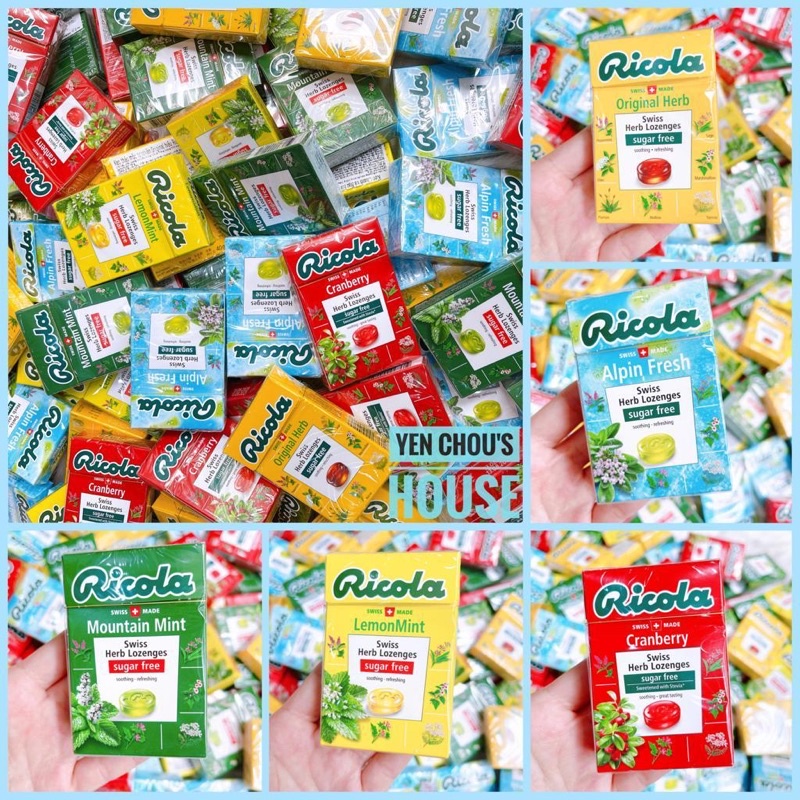 Kẹo thảo mộc Ricola hộp 40g