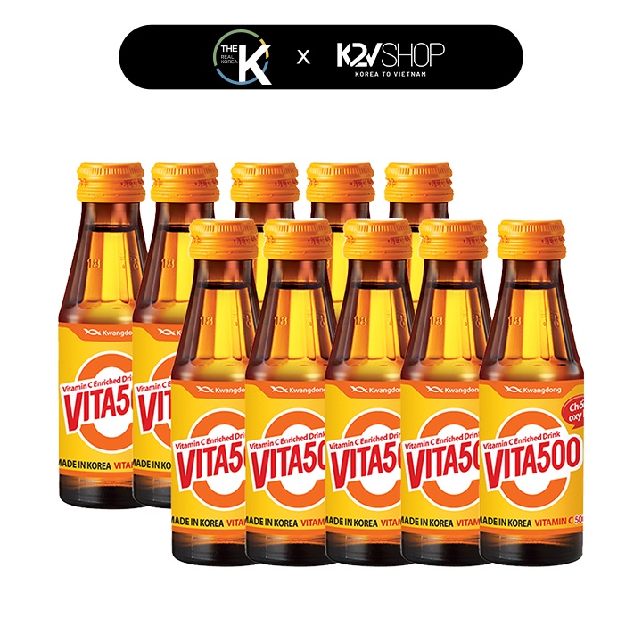 Nước Tăng Lực Vita 500 Kwangdong Bổ Sung Vitamin C 100ml