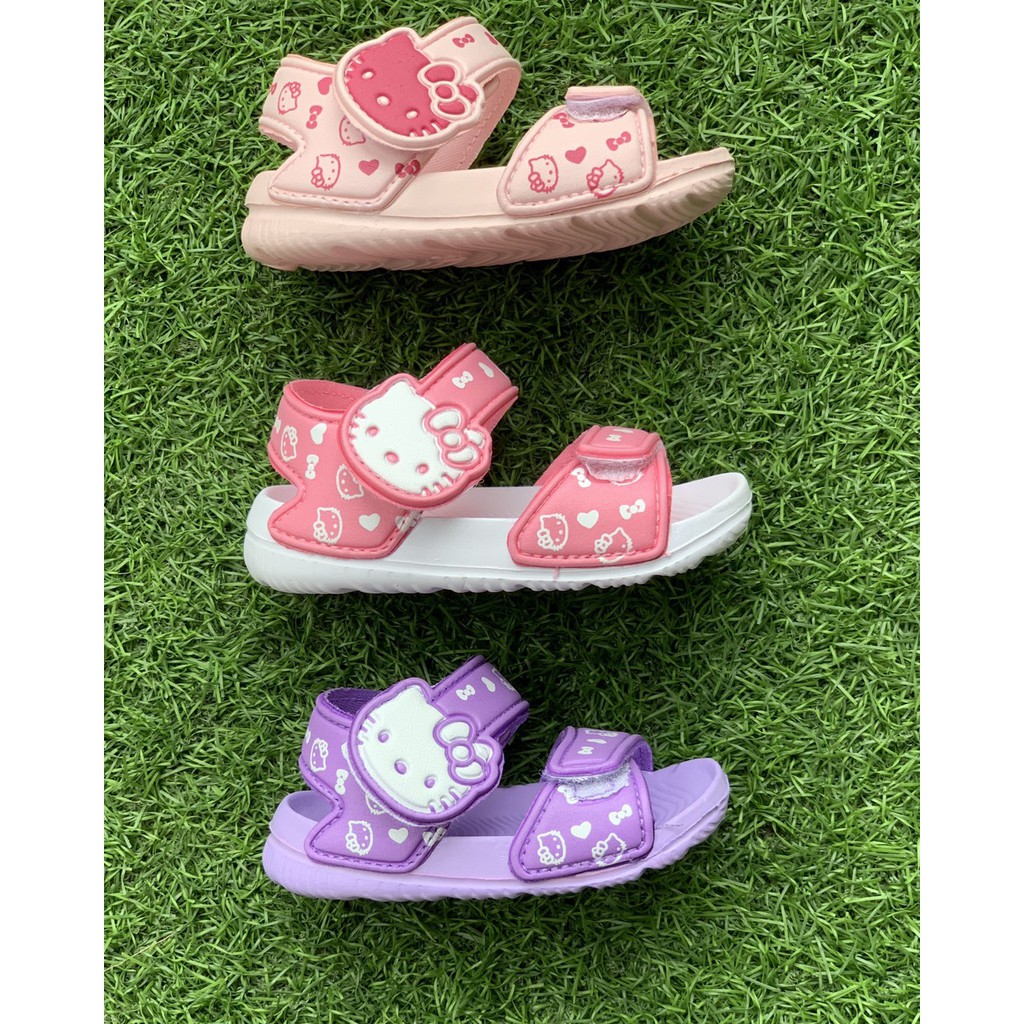 Sandal Xốp Hello Kitty Siêu Nhẹ Siêu Nhí Cho Bé Gái Size 18-23 ( Ảnh Thật)