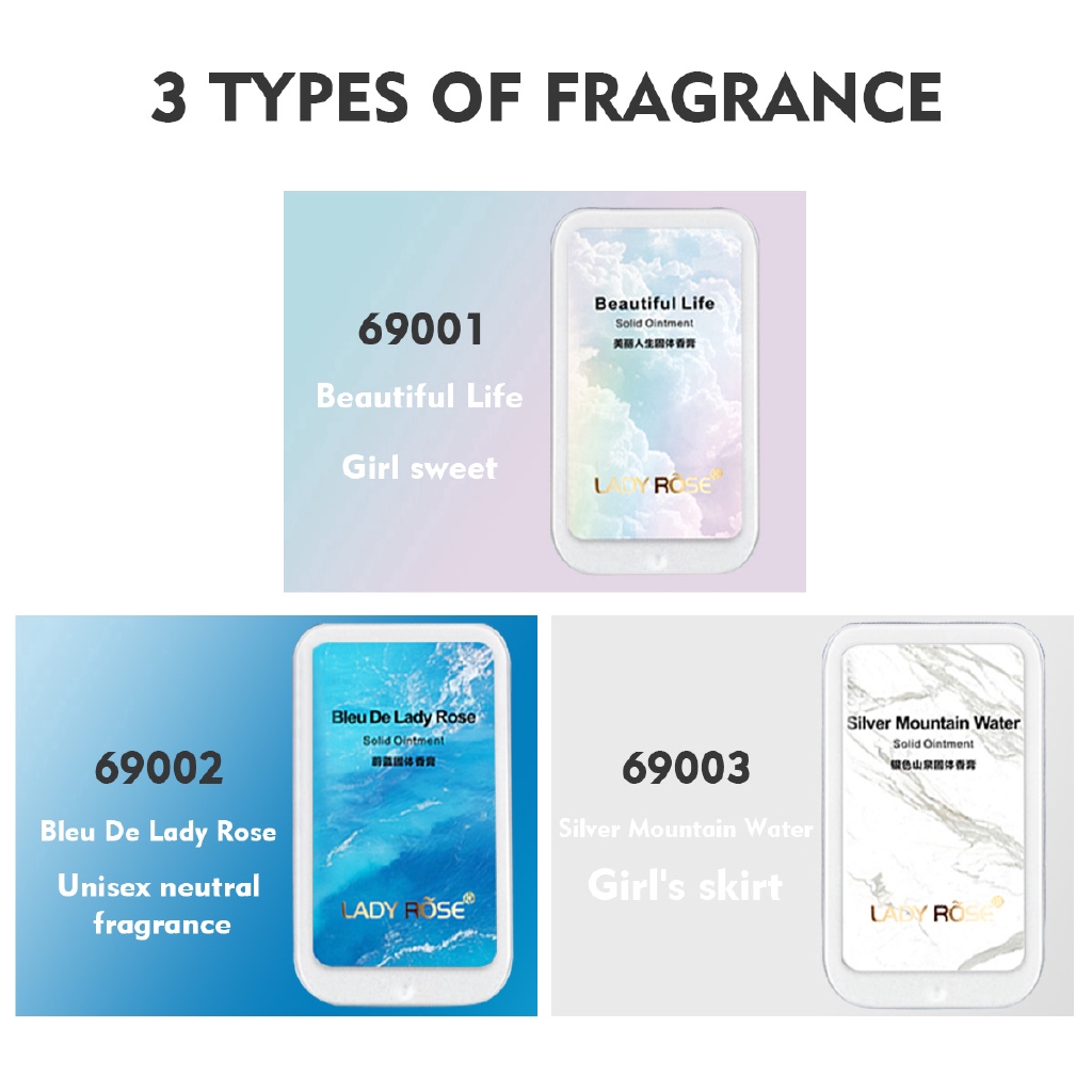Nước hoa dạng rắn LAMUSELAND dưỡng ẩm hương thơm nhẹ dịu kéo dài khử mùi cổ cho nam nữ 10g 69001 | BigBuy360 - bigbuy360.vn