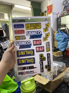 Tem dán xe thương hiệu độc đáo