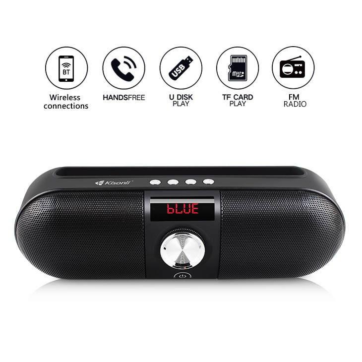 [Mã ELHACE giảm 4% đơn 300K] Loa bluetooth Kisonli KS-1985 - Loa Tích hợp: Bluetooth - FM - USB - Thẻ nhớ - AUX