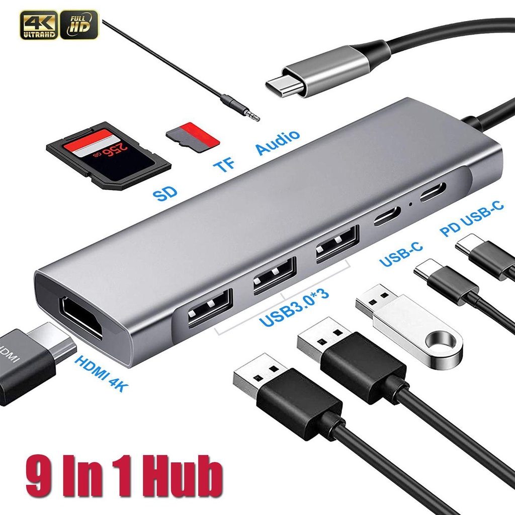 Bộ ĐiềU HợP Âm Thanh HDMI 4K 9 Trong 1 Chuyên DụNg