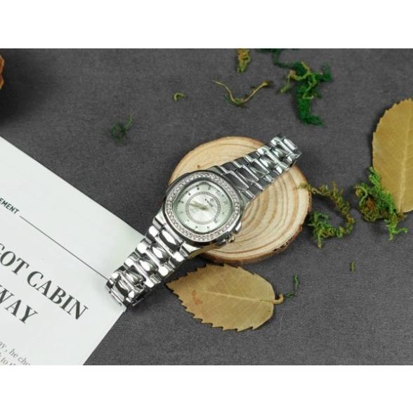 Đồng hồ nữ Wwoor chính hãng cao cấp, đồng hồ nữ đẹp dây kim loại mặt vuông, BH 24 tháng, hàng loại 1 Mã A2 | WebRaoVat - webraovat.net.vn