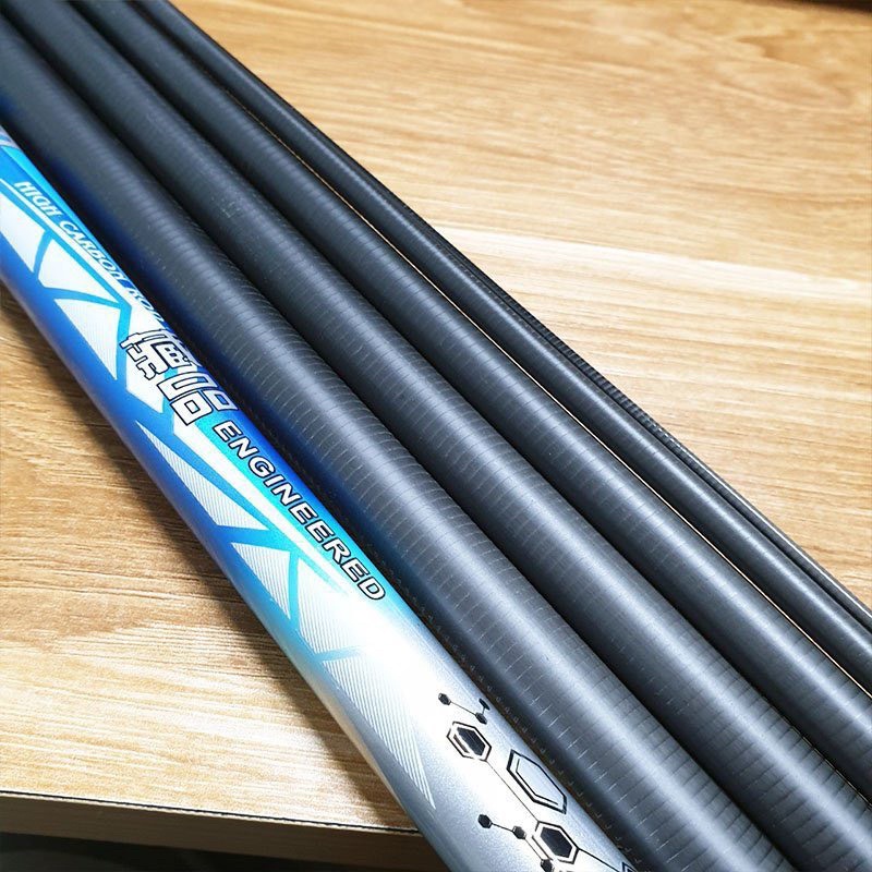 Cần Câu Tay Ngọc Tiêu Kiếm Độ Cứng 5H Chuyên Săn Cá Chép Trắm Trôi Chất Liệu Carbon Xoắn, Tặng Kèm Ngọn Phụ