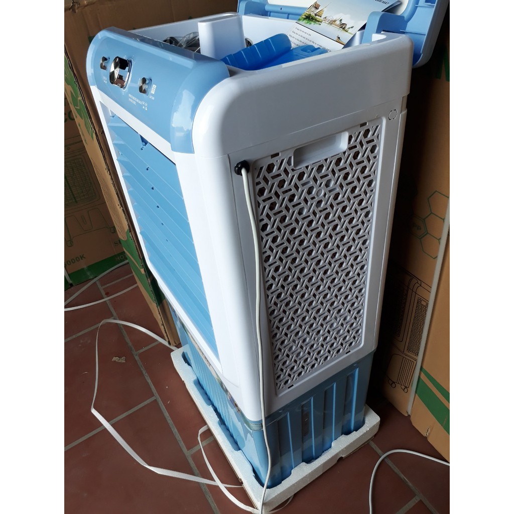 QUẠT ĐIỀU HÒA  HƠI NƯỚC AIR COLER THAY THẾ ĐIỀU HÒA MODEM HS588A- có bánh xe-tặng 2 bình đá khô