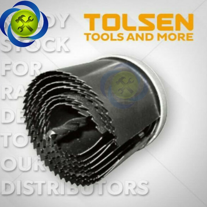 Bộ khoét lỗ TOLSEN 75869 7 chi tiết từ 26-63mm