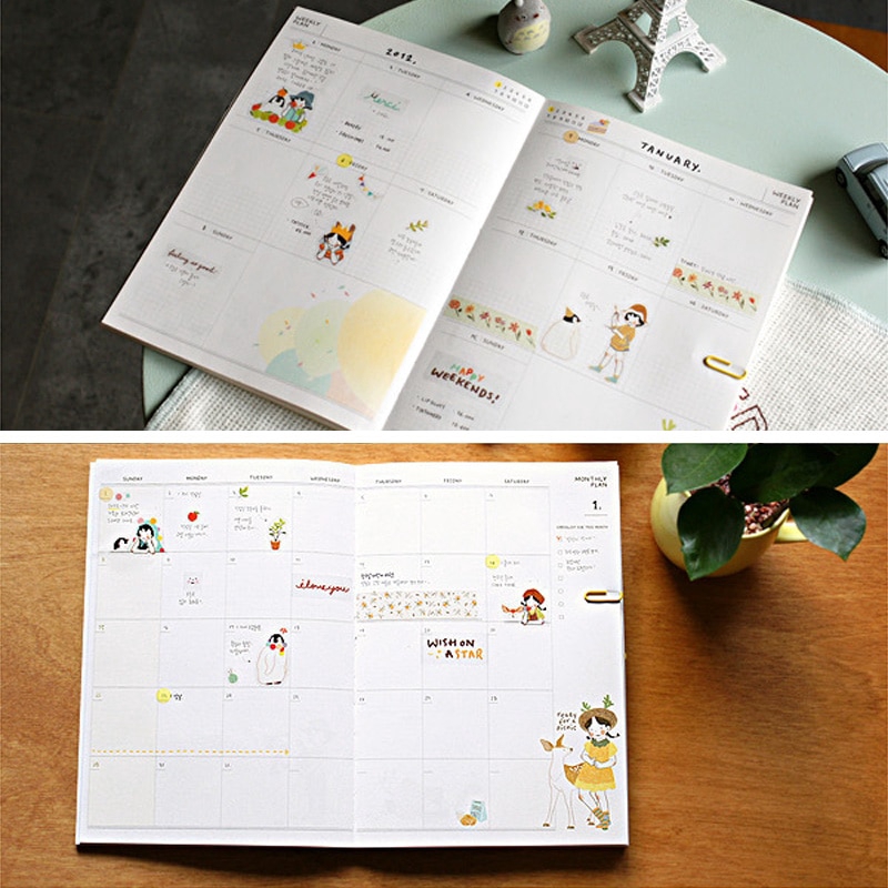 Set 6 Tờ Sticker Dán Trang Trí Sổ Lưu Niệm