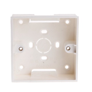 86X86 PVC Junctions Box Wall Mount For Switches Socket Base