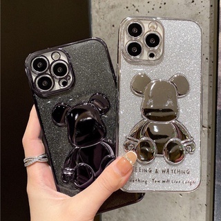 ỐP LƯNG HÌNH GẤU 3D ĐỦ MÀU CHO IPHONE 12 13 PRO MAX