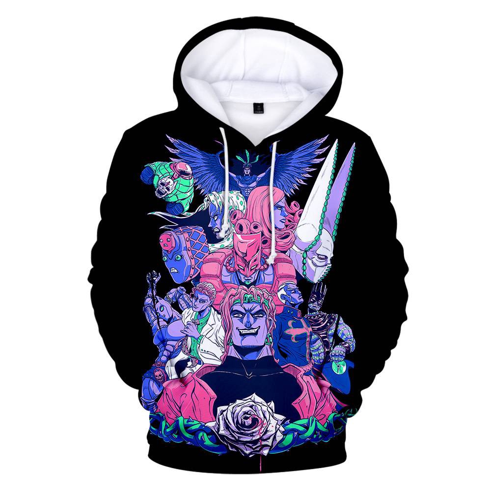 Áo Hoodie Tay Dài In Hình Anime Jojo 's Wonderful Adventure Độc Đáo Cá Tính | BigBuy360 - bigbuy360.vn