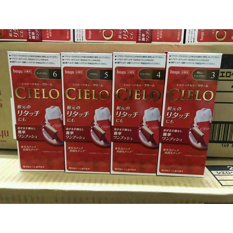 THUỐC NHUỘM TÓC  PHỦ BẠC CIELO NHẬT BẢN