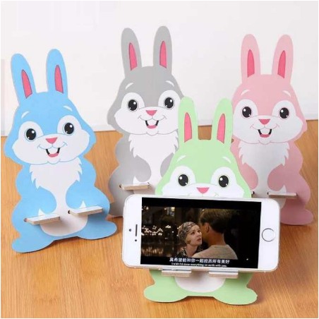 Kẹp Đỡ Điện Thoại Hình Thỏ, Gấu, Mèo