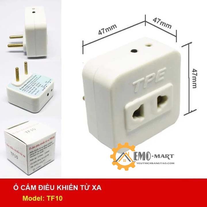 💥 Ổ cắm điều khiển từ xa TPE TF10 💥 Đa chức năng - Thiết kế nhỏ gọn