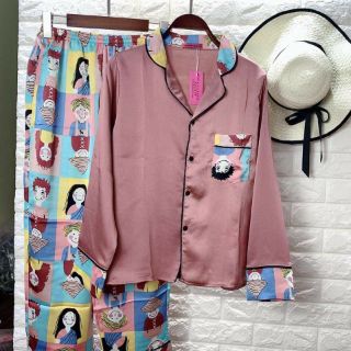 Bộ pijama satin cao cấp