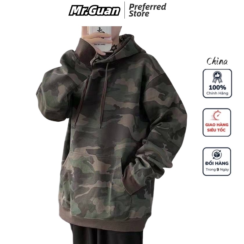 Áo Hoodie Họa Tiết Rằn Ri Phong Cách Retro Thời Trang Hàn Quốc Cho Nam Giới
