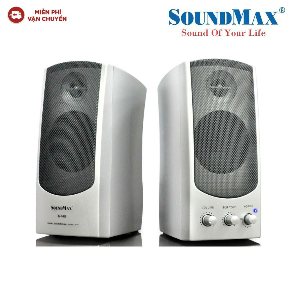 Loa máy tính SoundMax A140 2.0 - Hàng chính hãng new 100%