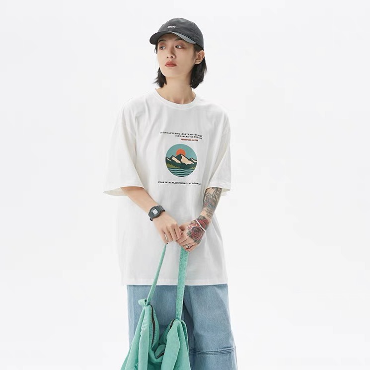 [AT0201] Áo thun nam nữ, tay lỡ trẻ trung, dáng rộng, phong cách HÀN QUỐC , chất liệu mềm mịn | BigBuy360 - bigbuy360.vn