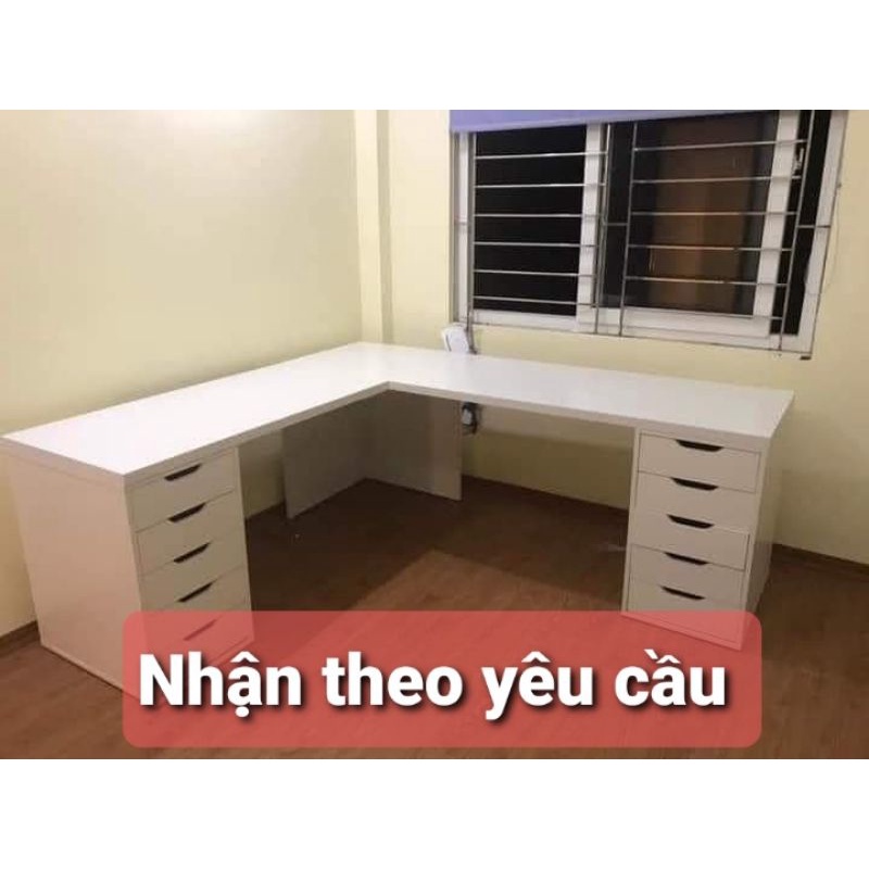 Bàn Ikea làm việc, Gaming 1 tủ và 2 tủ Giao lắp đặt trong ngày Hà Nội ( Nhận làm theo yêu cầu)