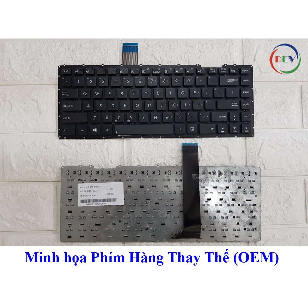 Bàn Phím Laptop ASUS X450 X450C X450CA X452 P450L E450l K450 X401 X401A X401U X401E  Nhập Khẩu - Bảo Hành Đổi Mới Uy Tín