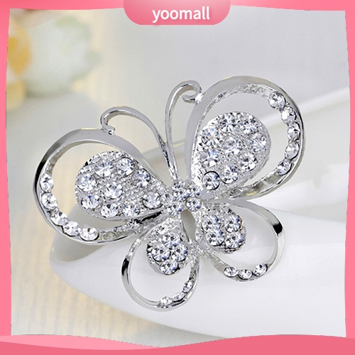 Ghim Cài Áo Hình Bướm Đính Đá Thời Trang Cho Nữ