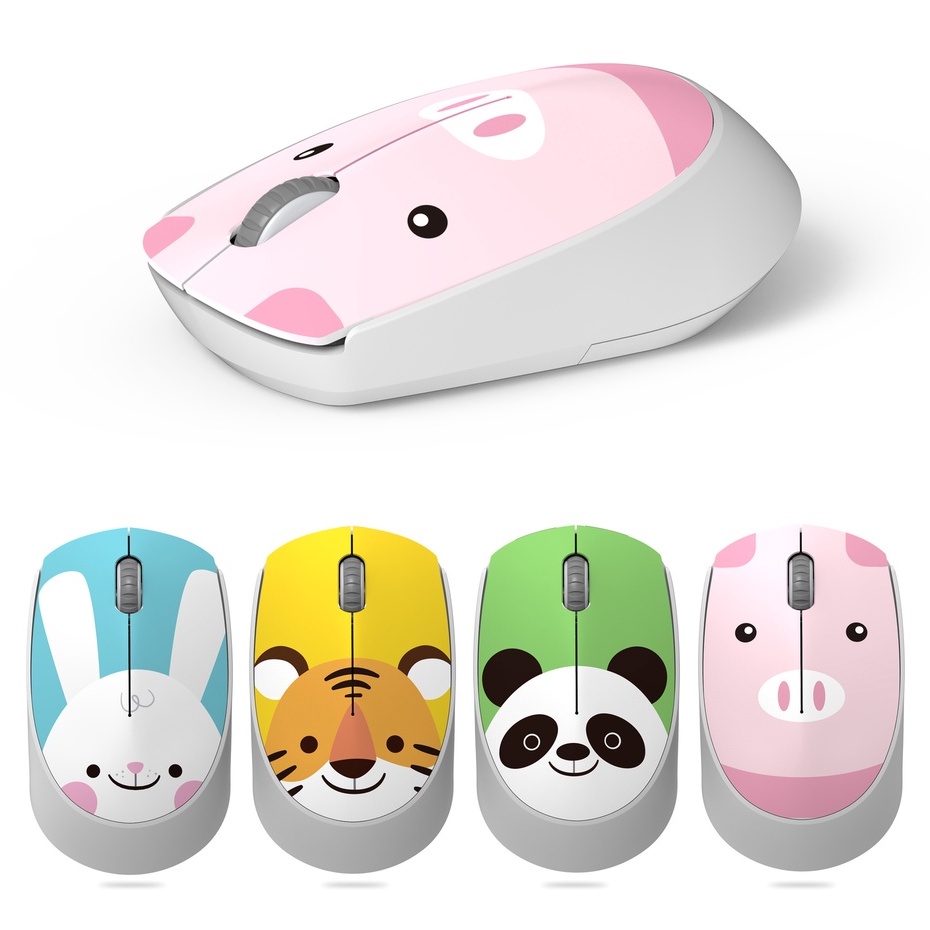 Chuột không dây USB hình hoạt hình dễ thương