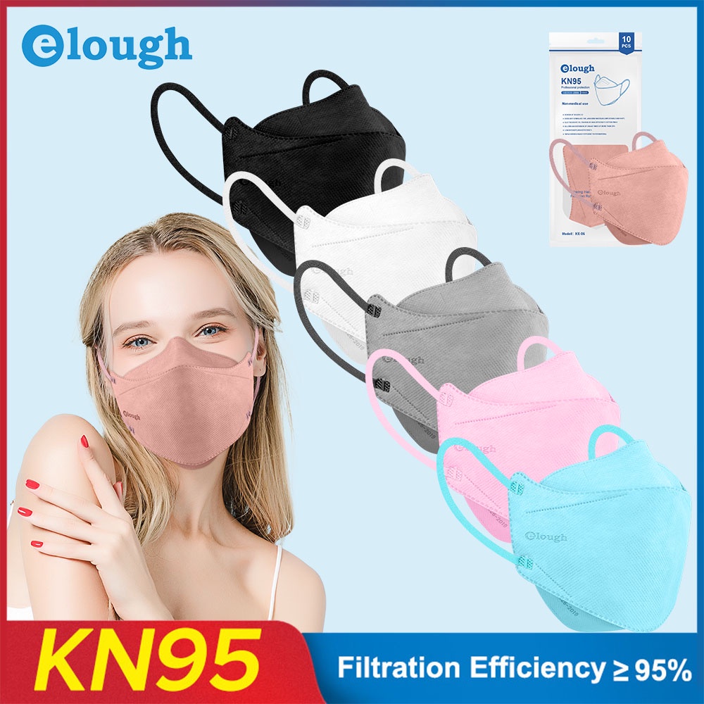Set 20 / 50 / 100 Khẩu Trang 4D-Kn95 4 Lớp Bảo Vệ Chống Bụi FFP2