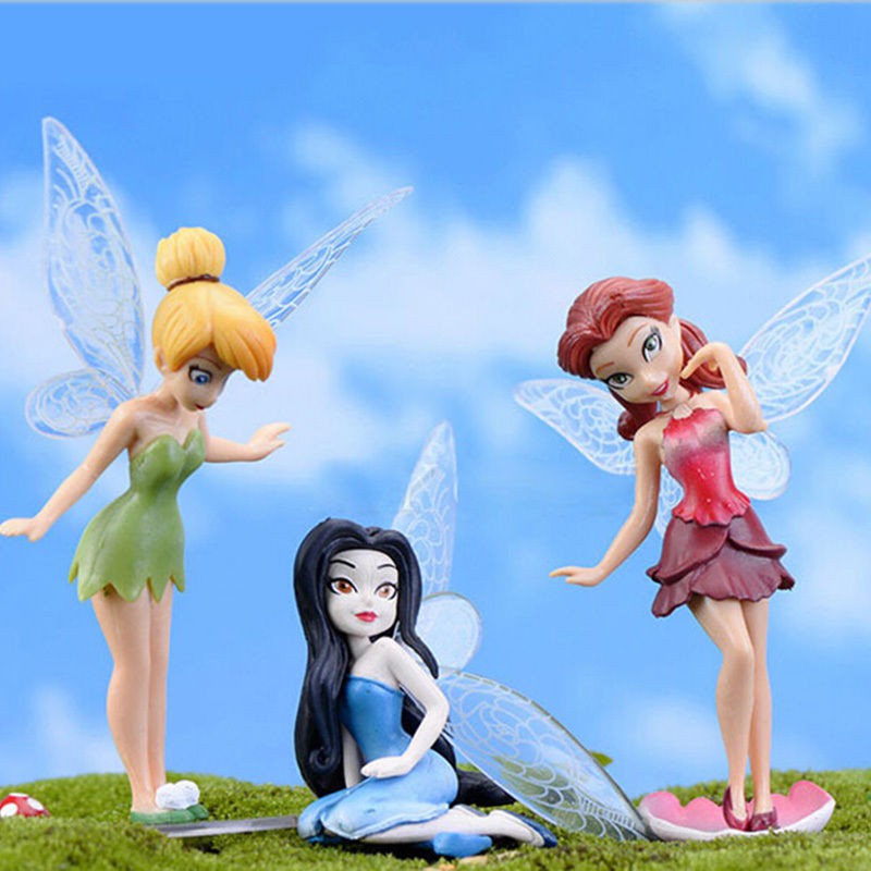 Set 6 Mô Hình Tinkerbell Hoạt Hình Bằng PVC