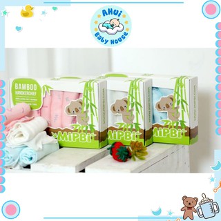 Khăn sữa Mipbi cao cấp 100% sợi tre ✅